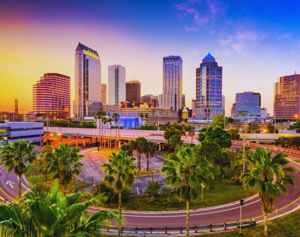 Downtown skyline, Tampa, FL